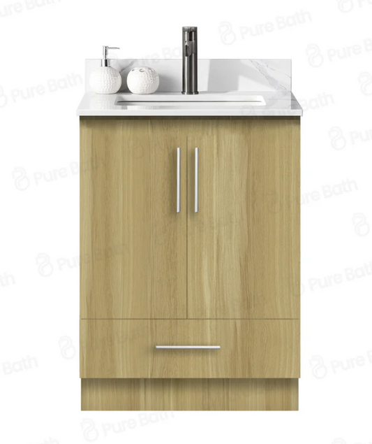 24“ MDF Birch Wood drawer on bottom