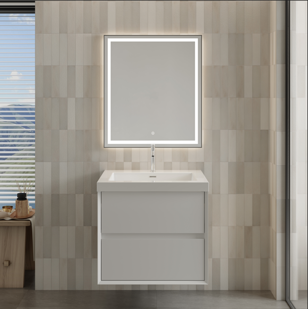 Apollo Collection 36"inches Single Vanity with acrylic countertop