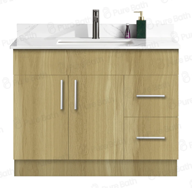 42"MDF Birch wood with Two Doors and Two Drawers on side