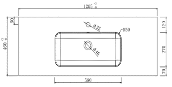 DOVE-48" inches Single Sink