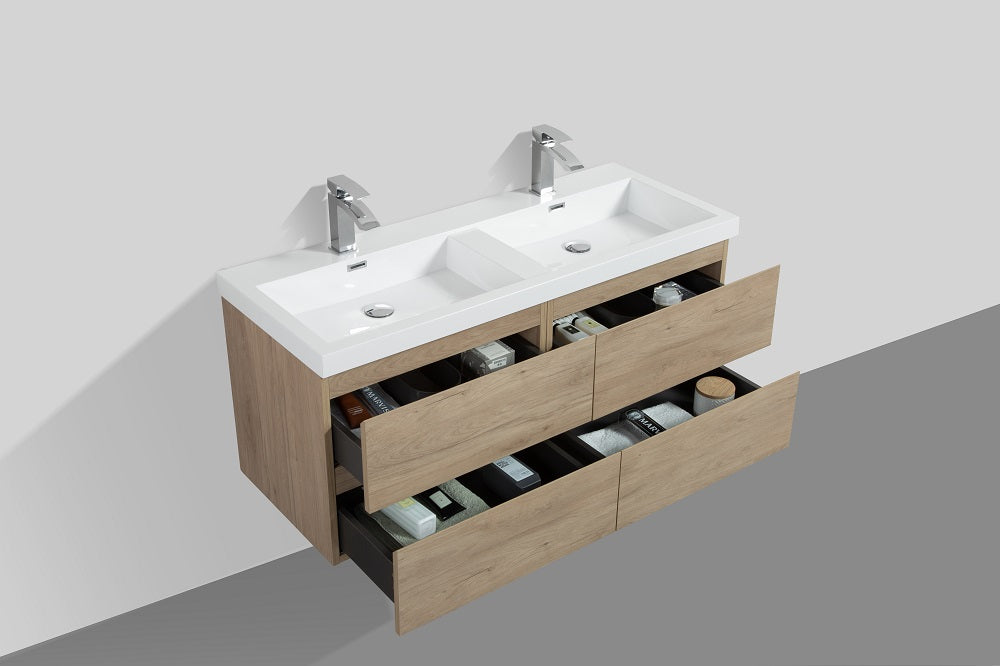 MOB Collection 72"inches Double Vanity with acrylic countertop