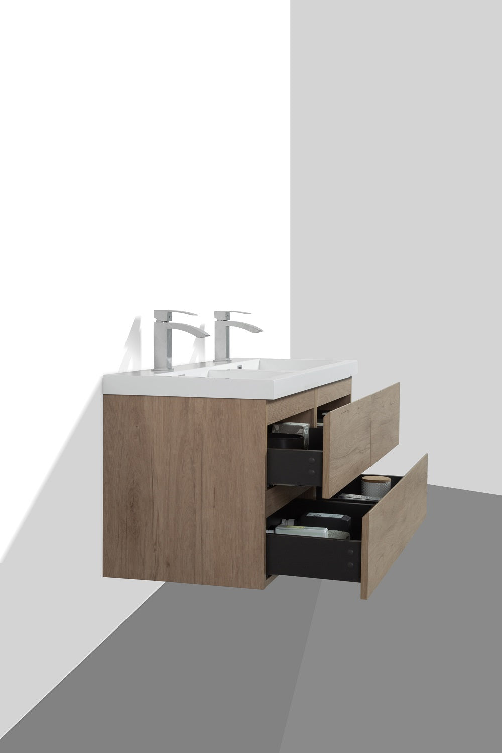 MOB Collection 48"inches Double Vanity with acrylic countertop