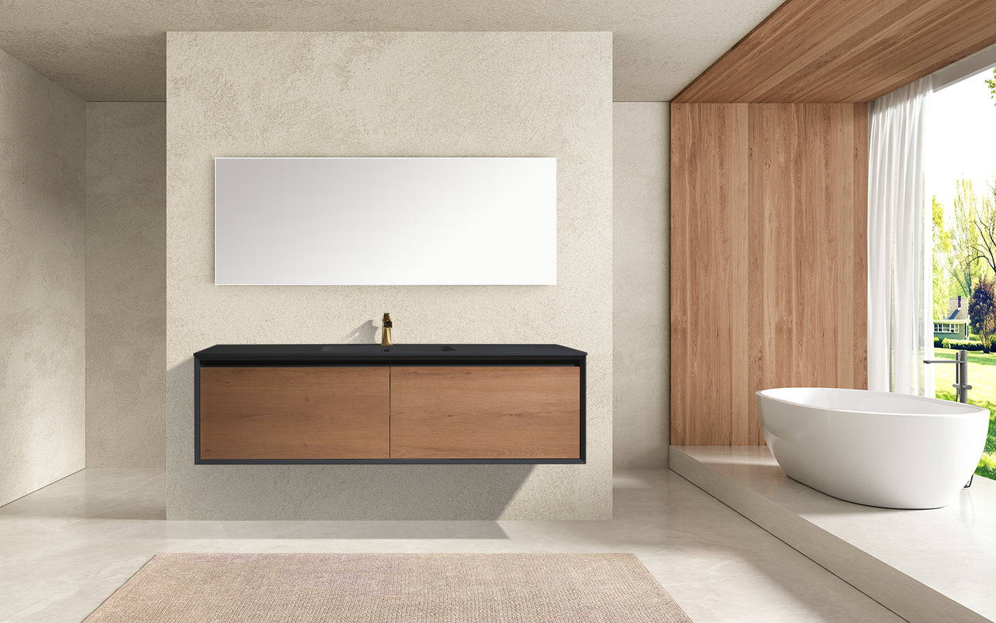 DOVE-64" inches Single Sink