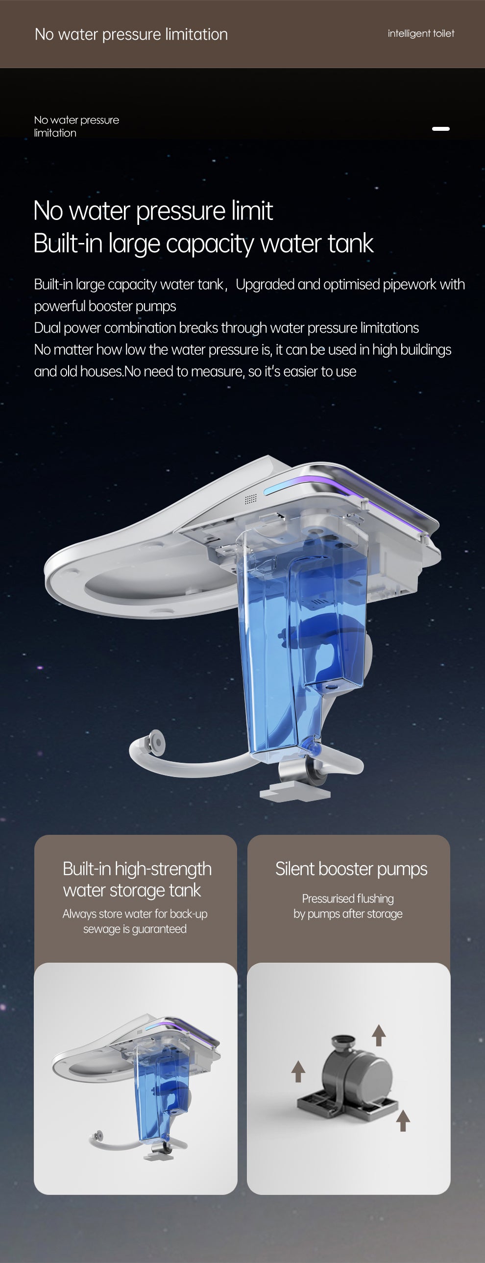 K2 Smart Toilet-High Version