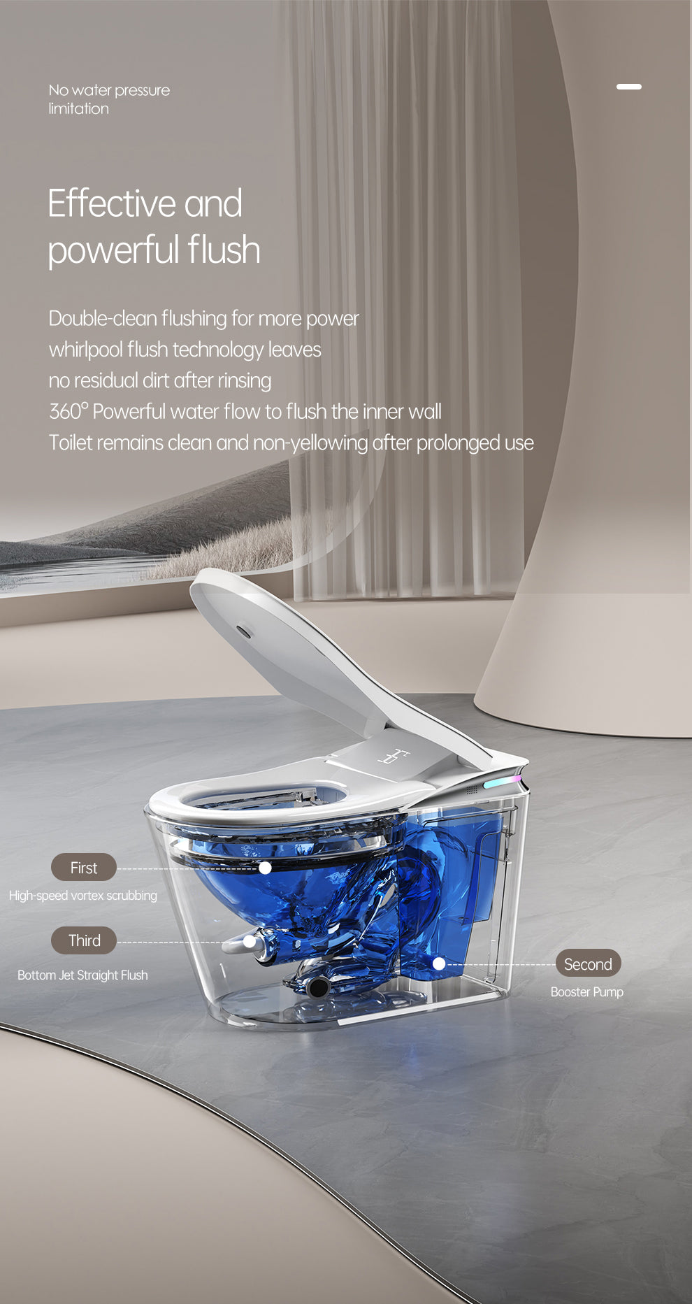 K2 Smart Toilet-High Version