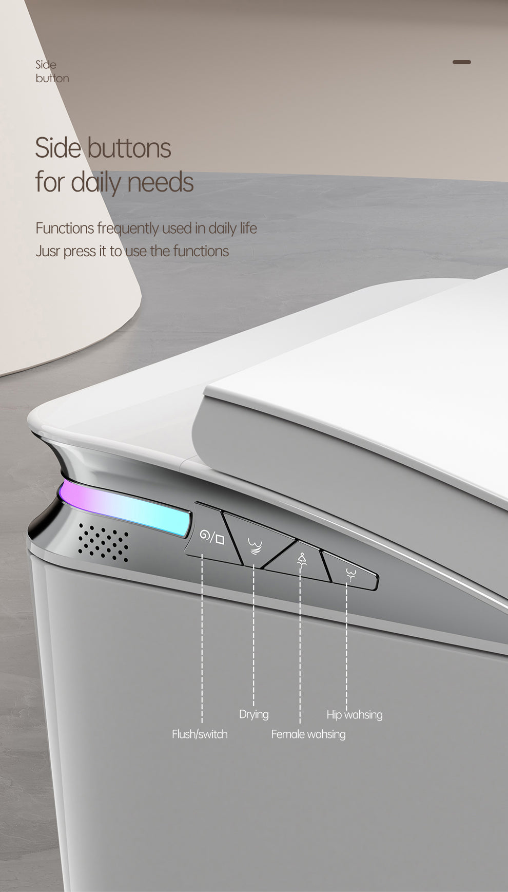 K2 Smart Toilet-High Version