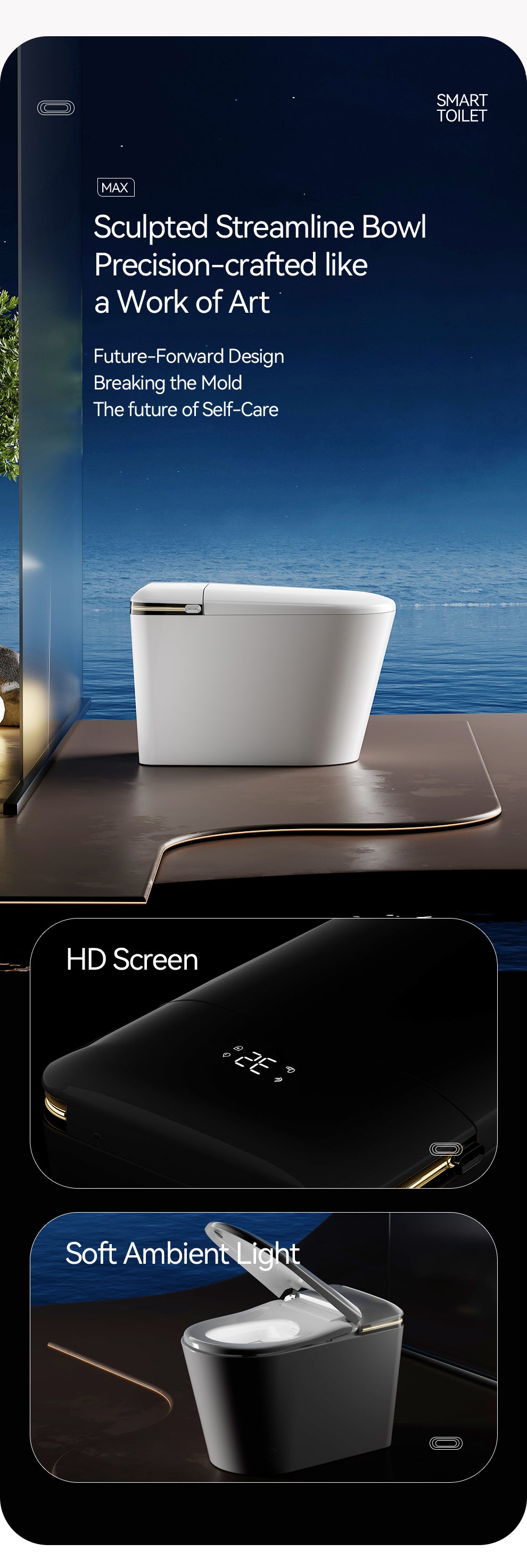 U7 Smart Toilet-Top Version