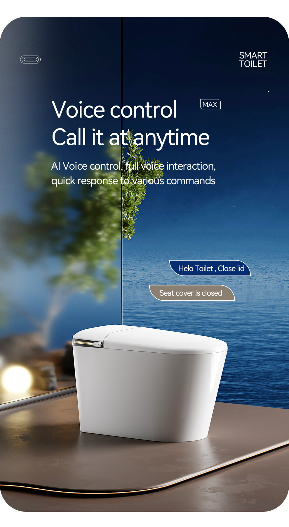 U7 Smart Toilet-Top Version