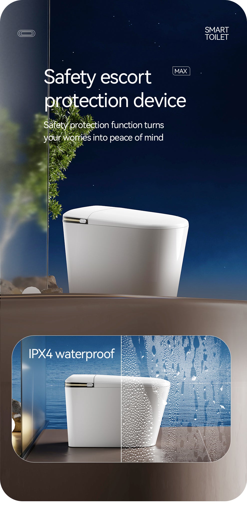 U7 Smart Toilet-Top Version