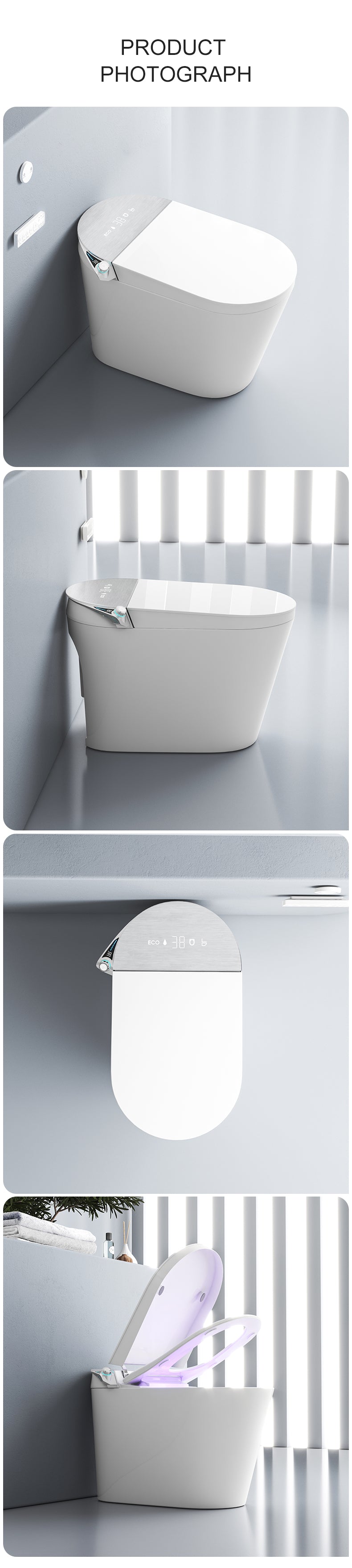 G7pro-HighSmart Toilet(Sliver Cover)