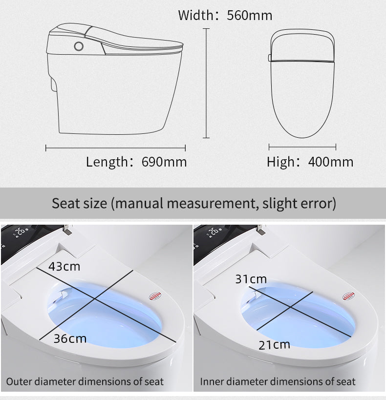 i3_HighSmart Toilet(Black Cover)