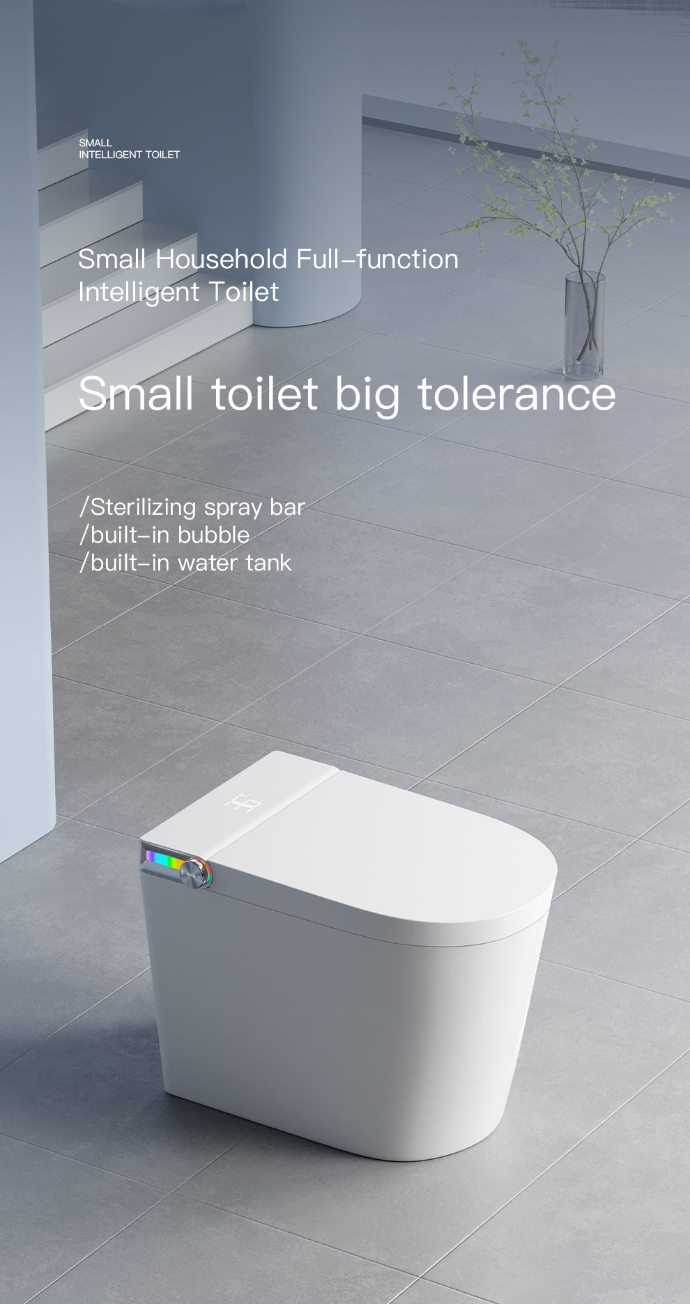 Smart Toilet-T7 Mini High Top Model