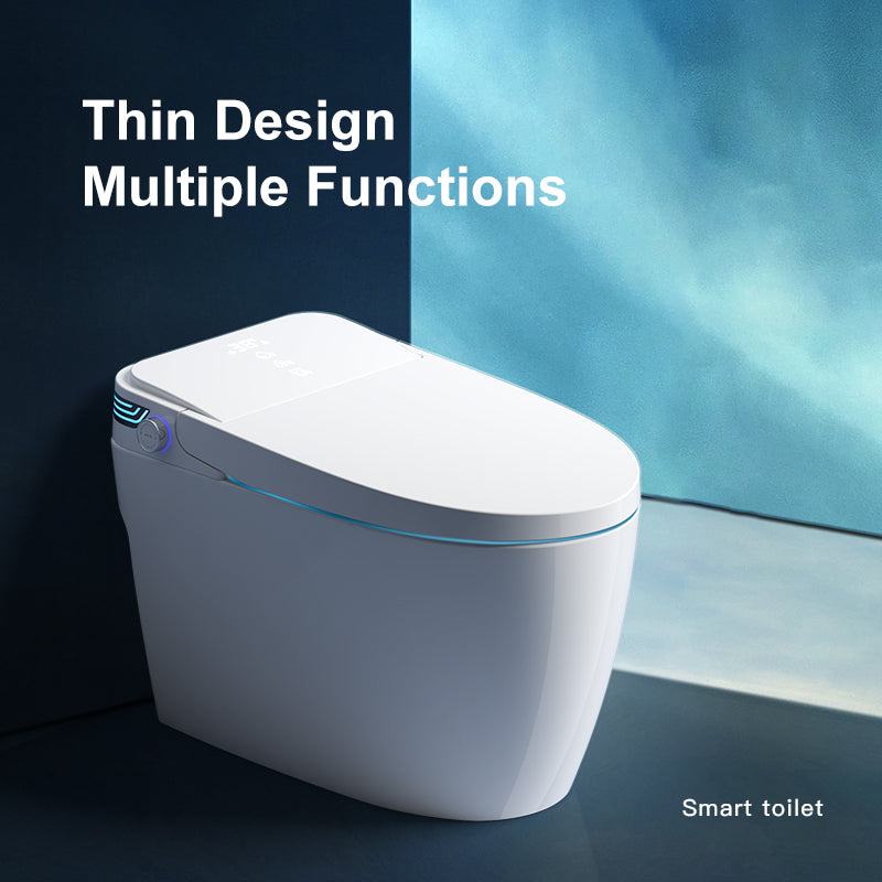 W4-High Smart Toilet White Cover