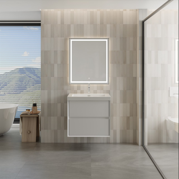 Apollo Collection 36"inches Single Vanity with acrylic countertop