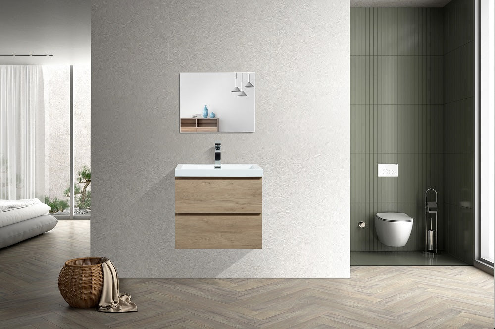 MOB Collection 24" inches Single vanity with acrylic countertop