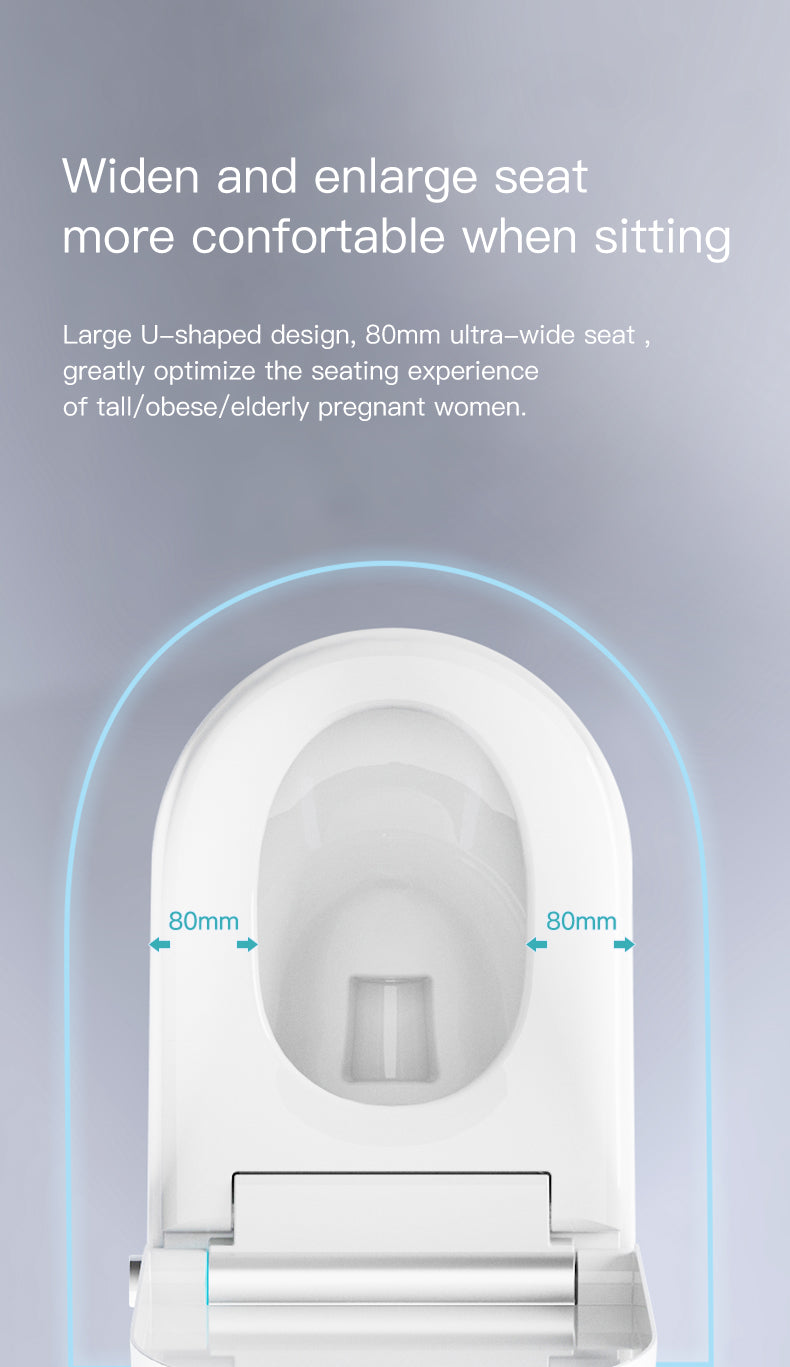 U5-High Smart Toilet(Sliver Cover)