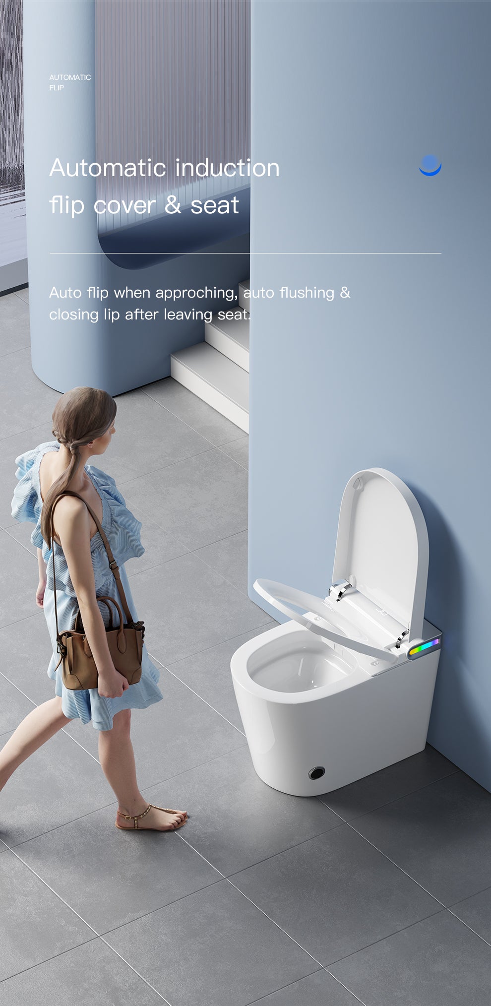 Smart Toilet-T7 Mini High Top Model