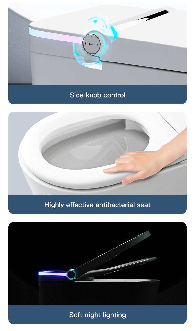 U5-High Smart Toilet(Sliver Cover)