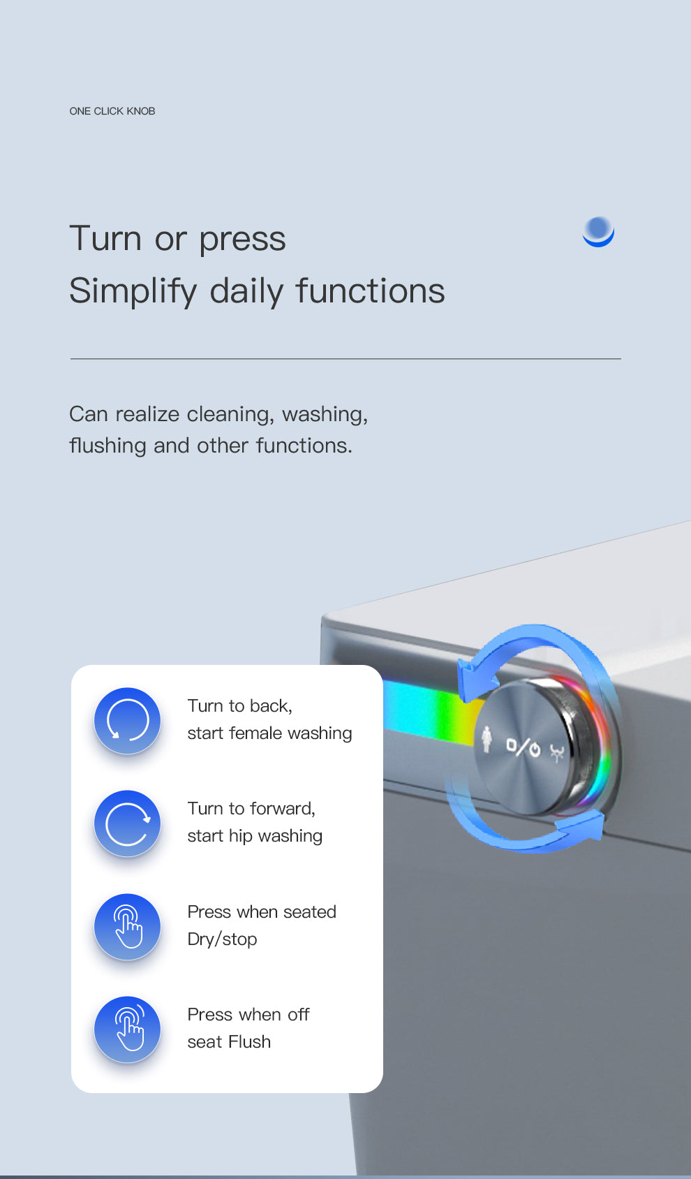 Smart Toilet-T7 Mini High Top Model