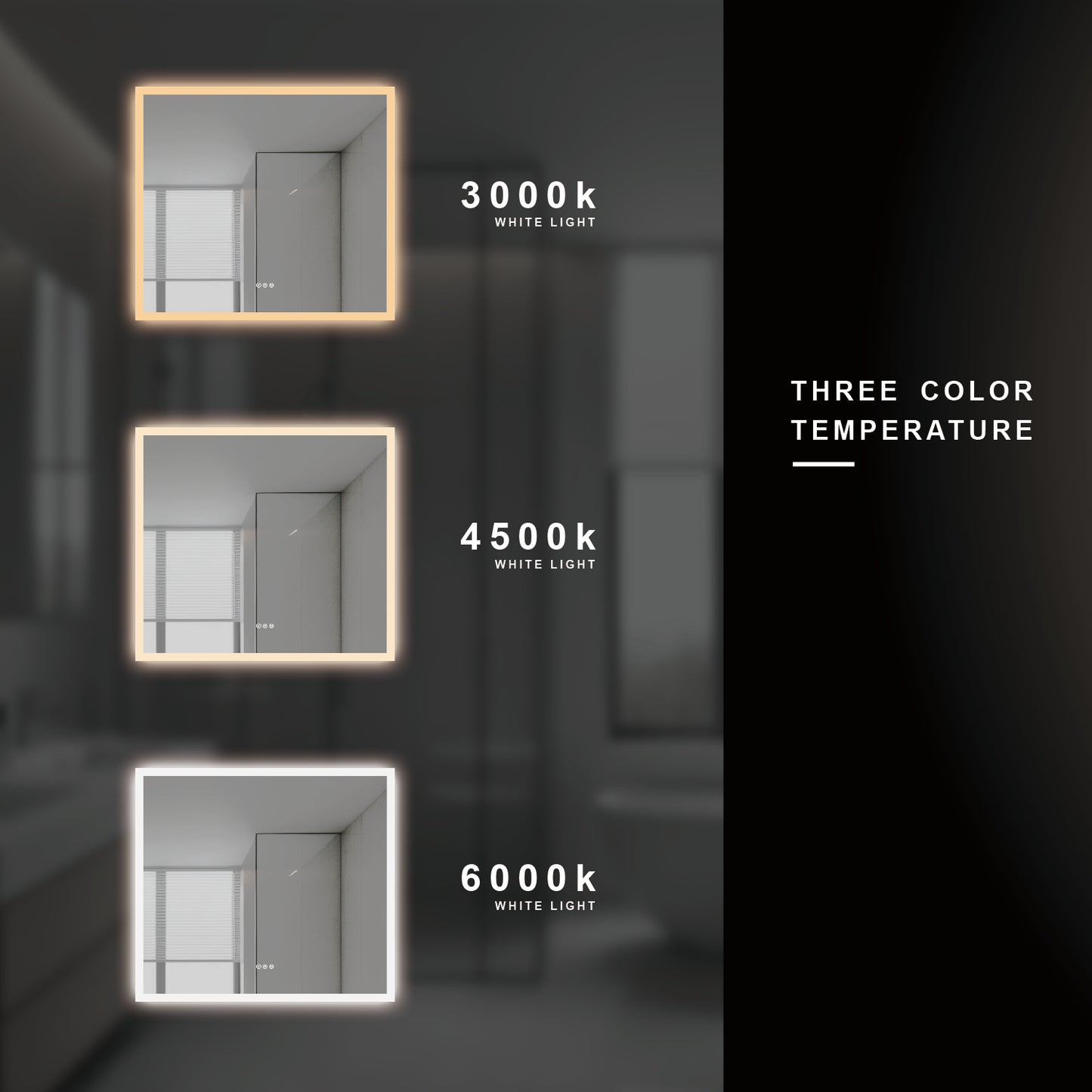 LED MIRROR-M429 28"x28" 40"X36" 48"X36"