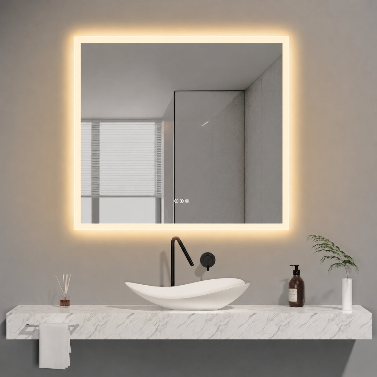 LED MIRROR-M429 28"x28" 40"X36" 48"X36"