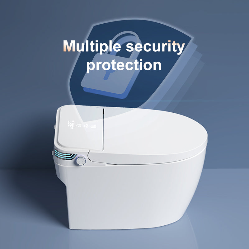 W4-High Smart Toilet White Cover