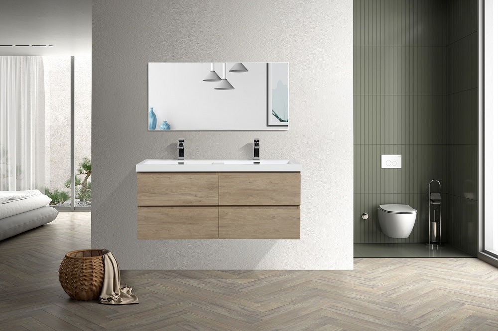 MOB Collection 72"inches Double Vanity with acrylic countertop