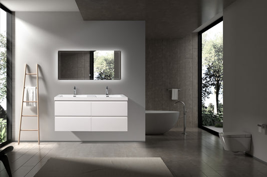 MOB Collection 60"inches Double Vanity with acrylic countertop