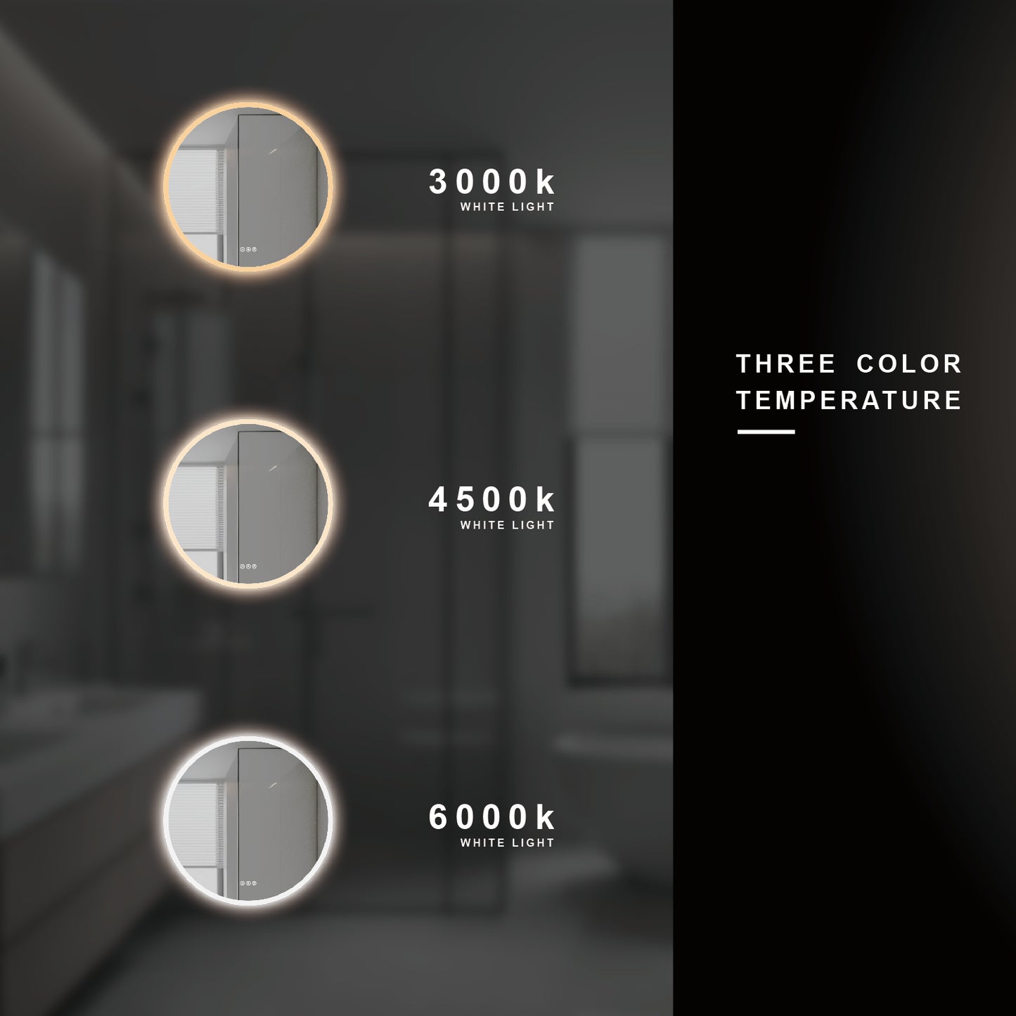 LED MIRROR-M610 28"X28"