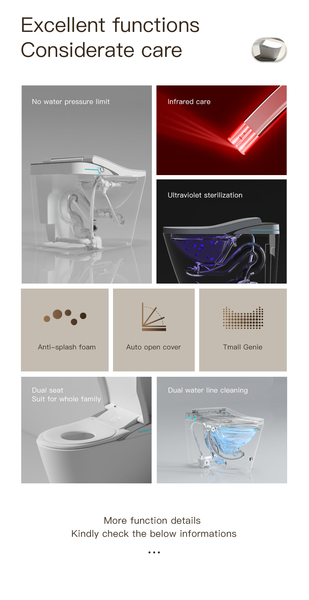 K1 Top Vision Smart Toilet