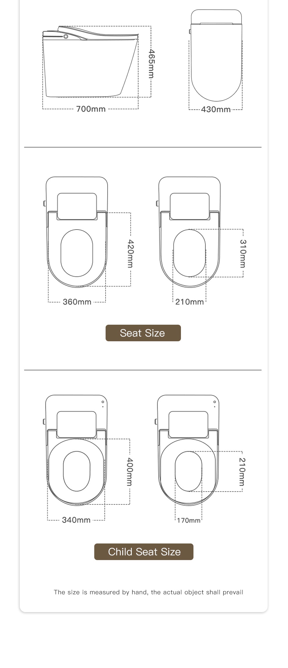 K1 Top Vision Smart Toilet