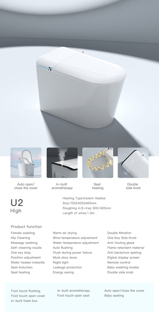 Smart Toilet-U2 High Top Model