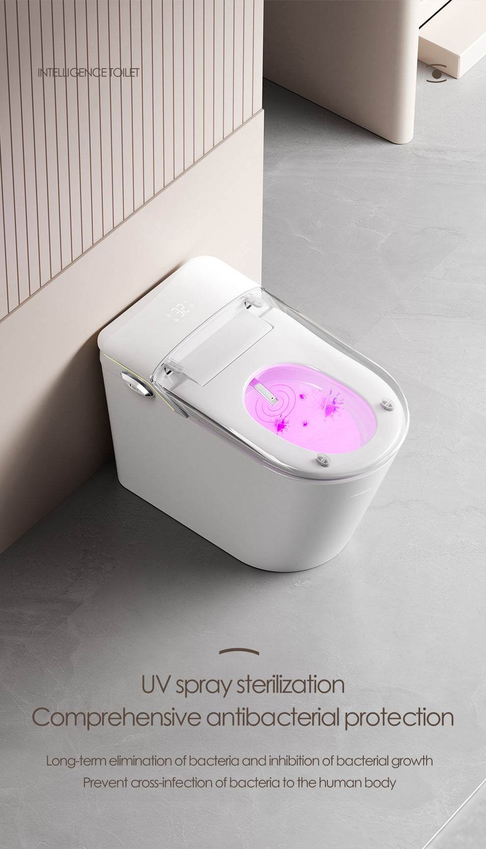 U6 Smart Toilet-Top Version