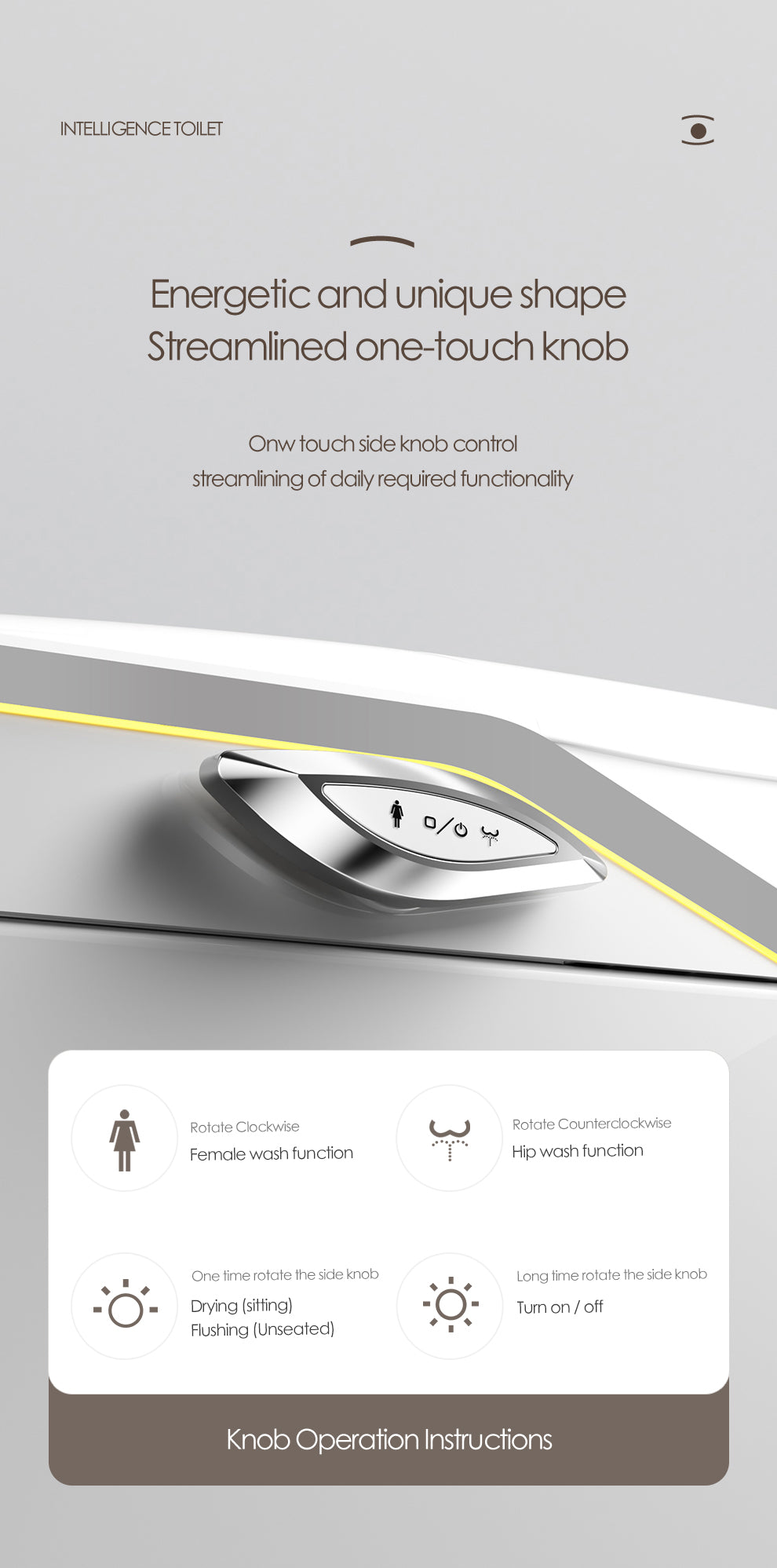 U6 Smart Toilet-Top Version
