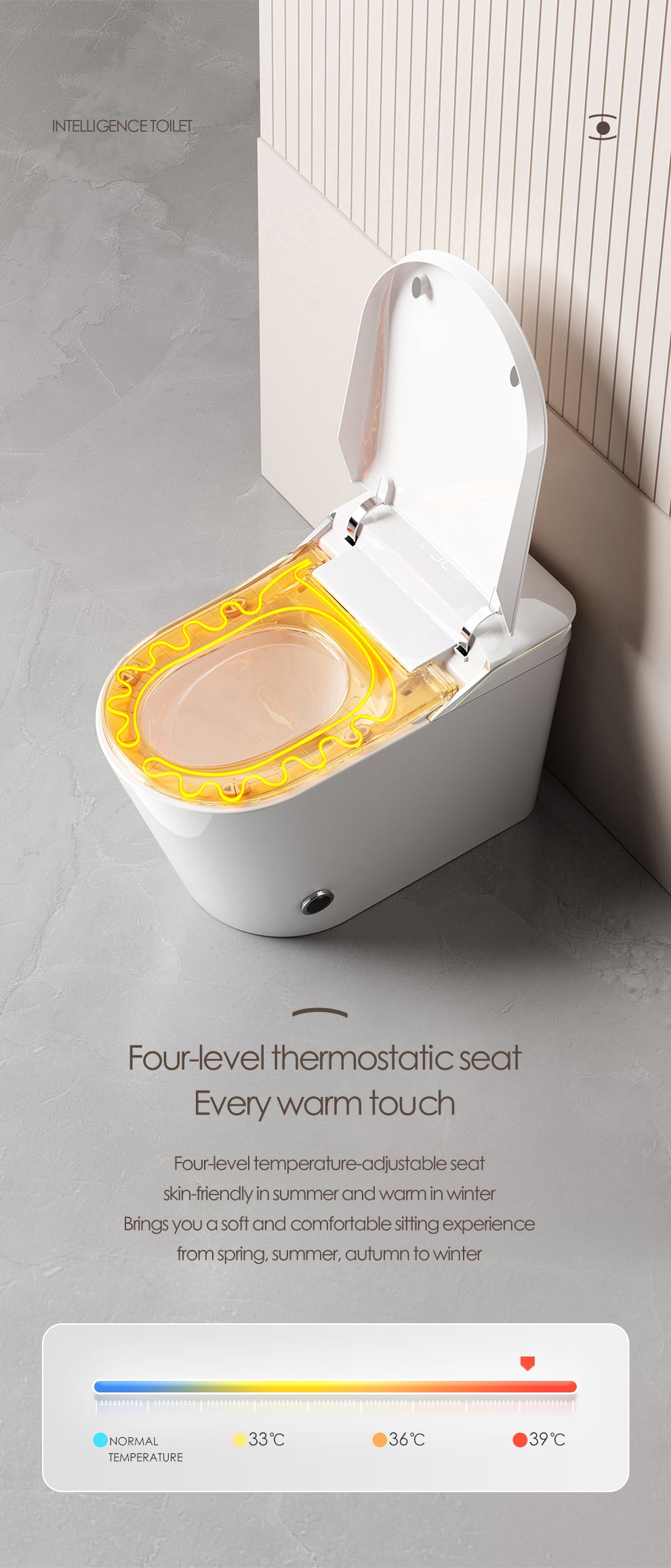 U6 Smart Toilet-Top Version