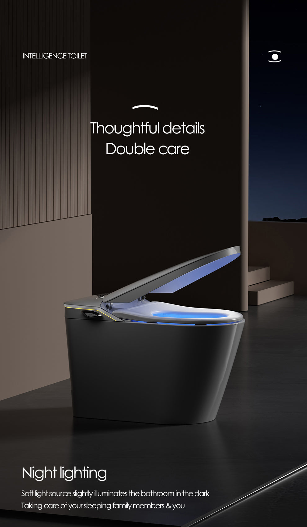 U6 Smart Toilet-Top Version