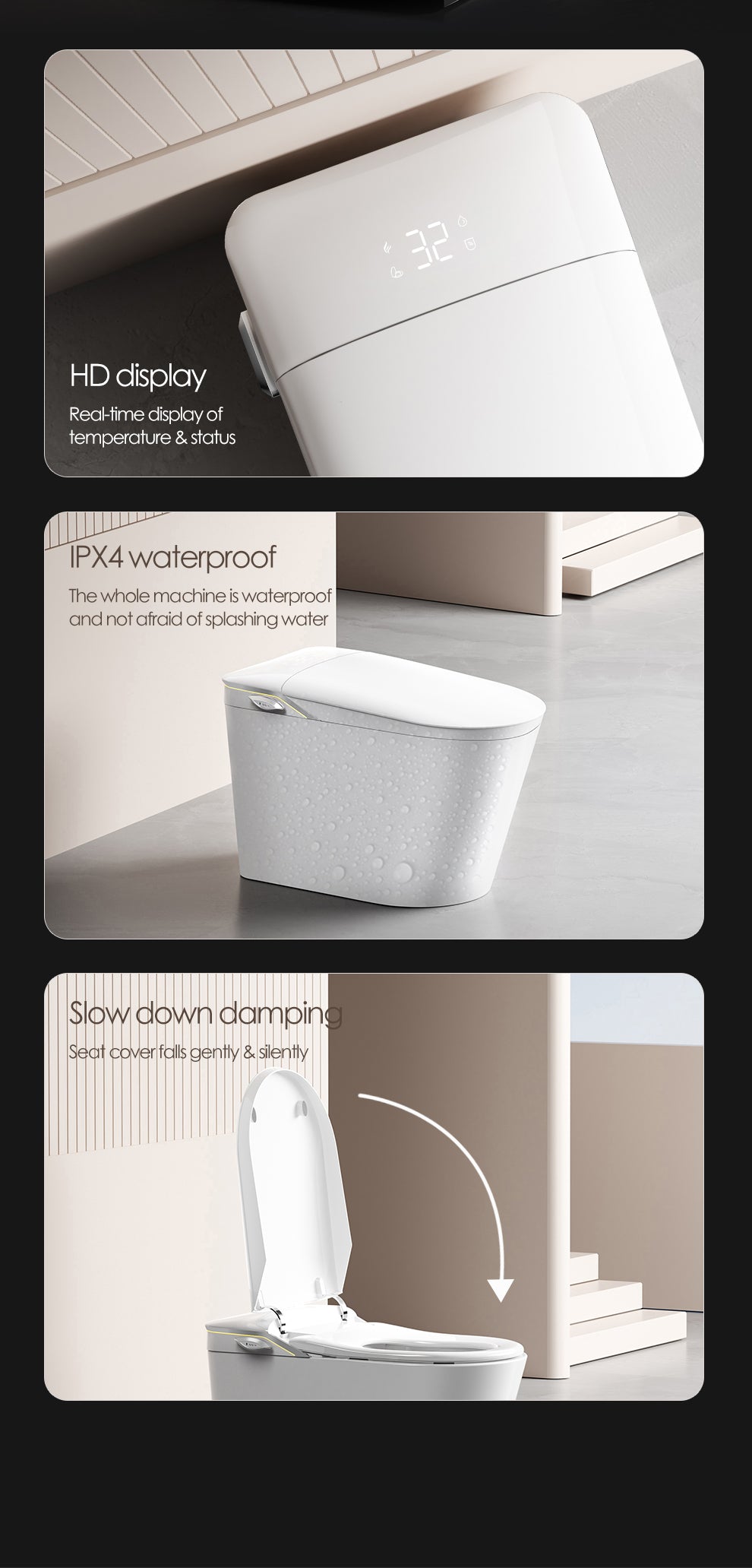 U6 Smart Toilet-Top Version