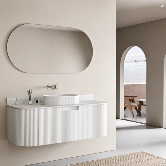 YJ Collection Double Vanity with acrylic countertop