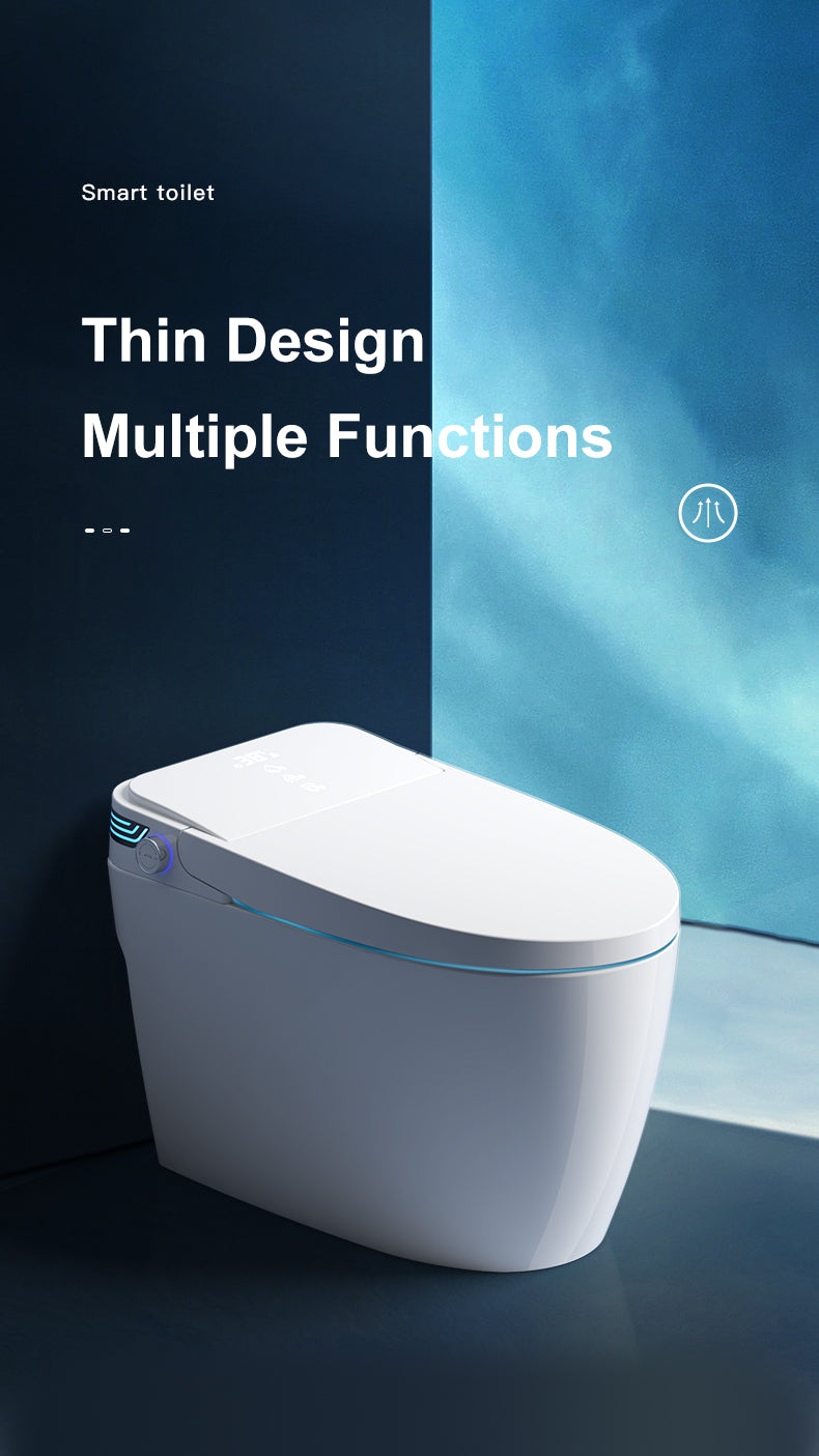 W4-High Smart Toilet White Cover