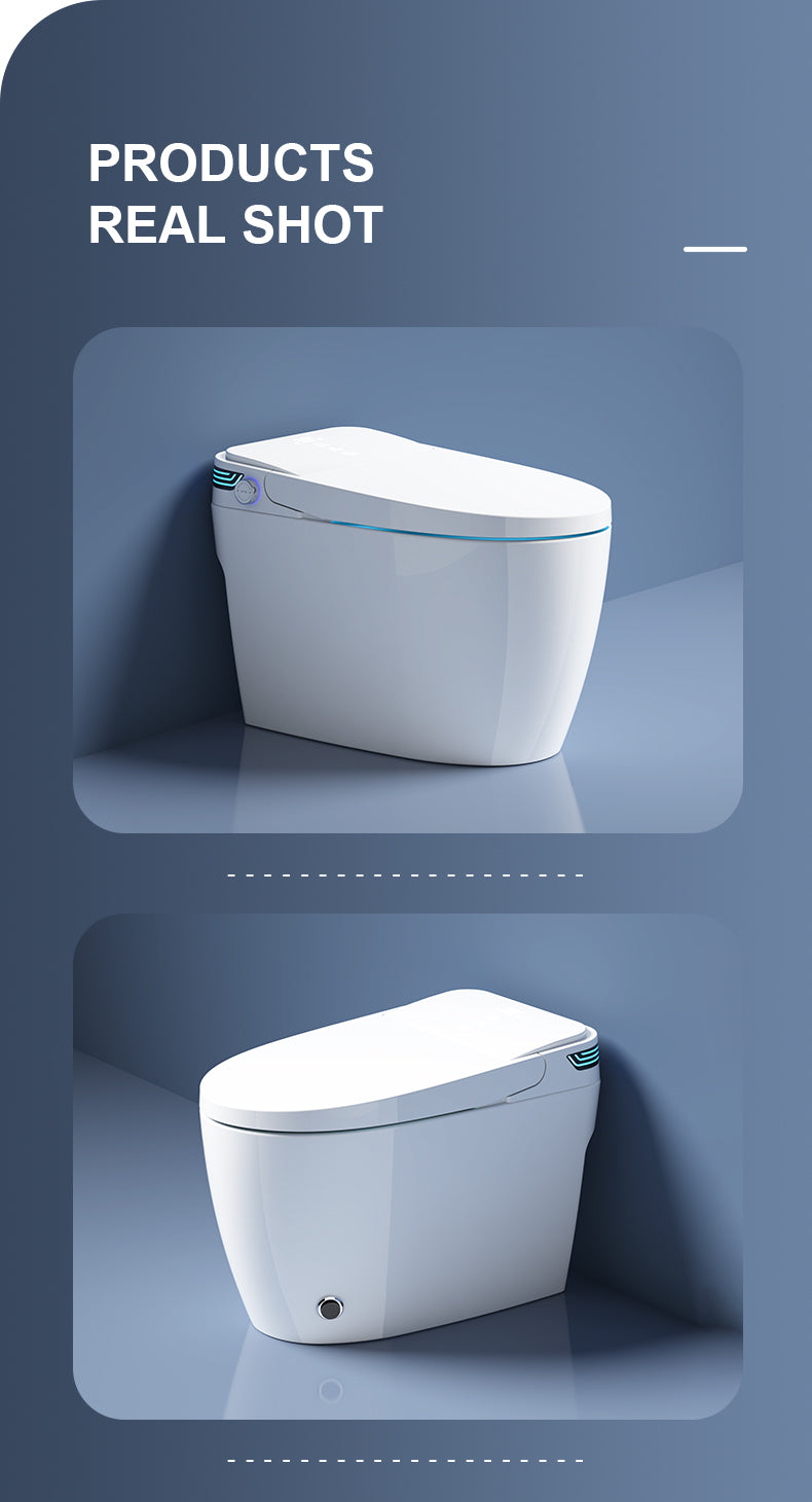 W4-High Smart Toilet White Cover