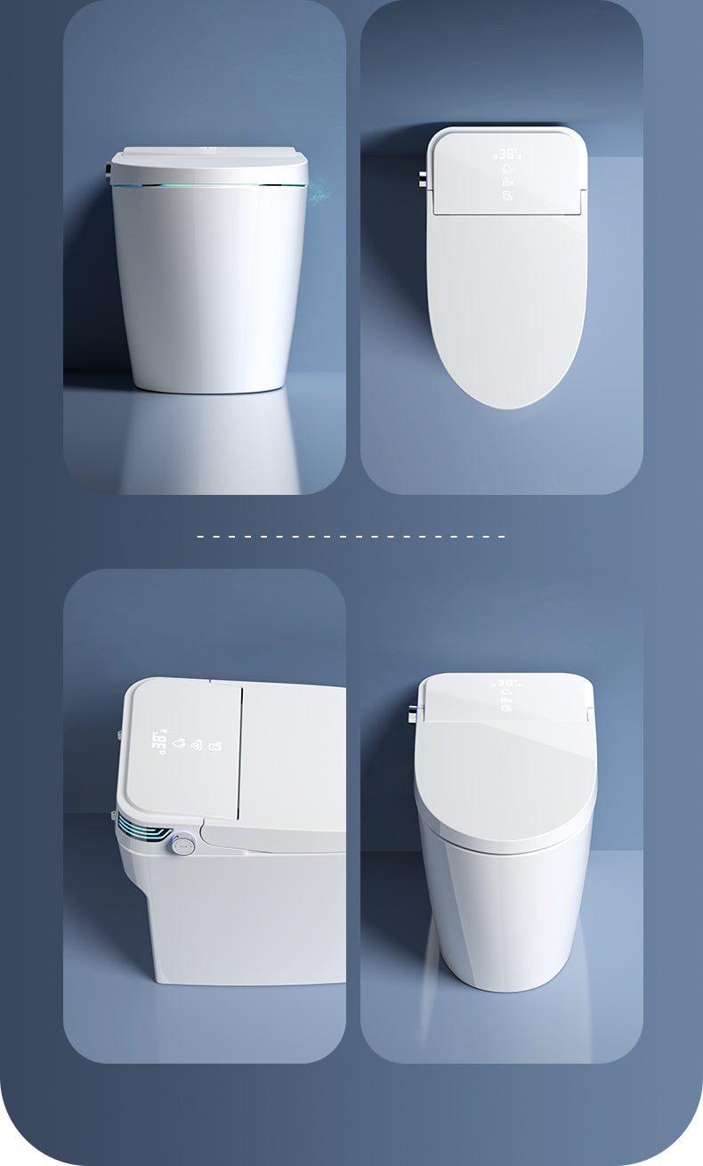 W4-High Smart Toilet White Cover